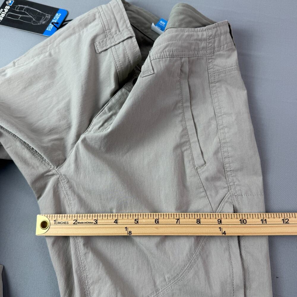 New Kuhl Cargo Beige Khaki Pants Women's 4 Spire Roll-Up Hiking Outdoor Gorpcore - Picture 11 of 16